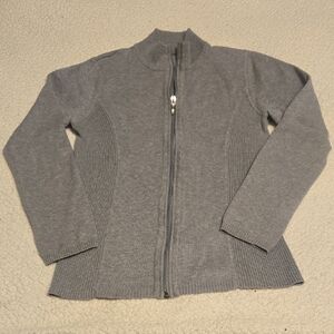 Nautica Gray Melange Women's Cardigan Sweater Size US XS-S Cotton